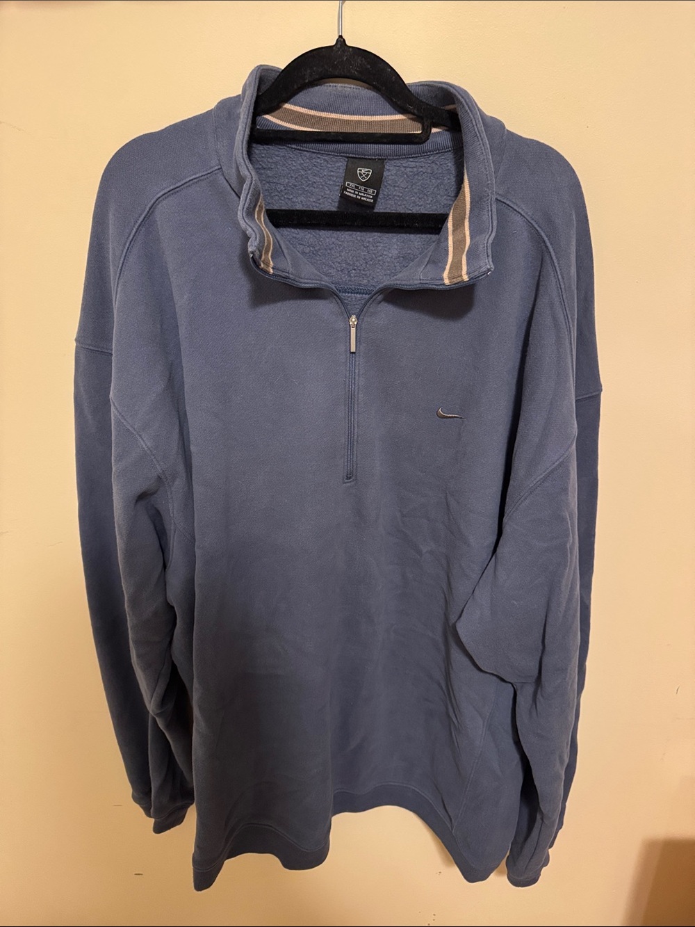 Nike Men’s Quarter-Zip Fleece Pullover - Slate Blue